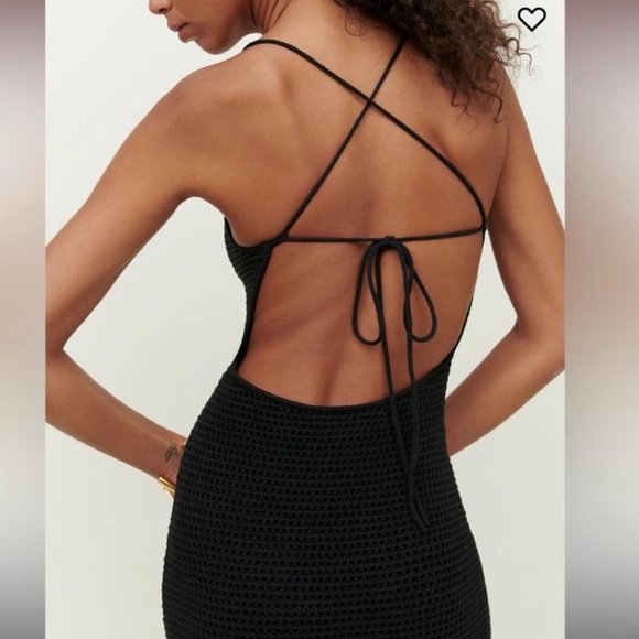 Reformation Alexina Open Knit Dress XL NWT - Picture 2 of 8